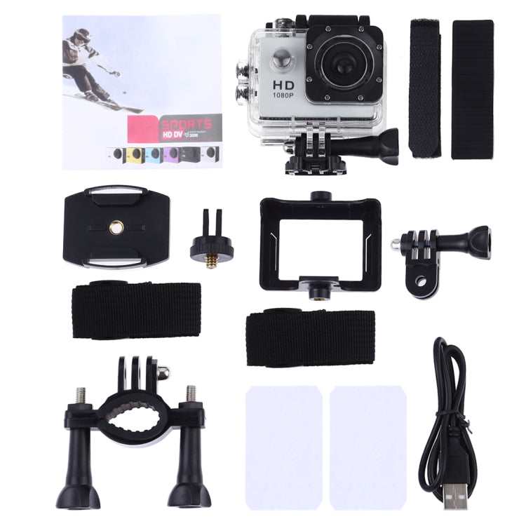SJ4000 Full HD 1080P 1.5 นิ้ว LCD Sports Camcorder พร้อมเคสกันน้ำ, เซ็นเซอร์ 12.0 Mega CMOS, กันน้ำ 30 ม.