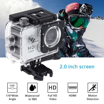 SJ4000 Full HD 1080P 1.5 นิ้ว LCD Sports Camcorder พร้อมเคสกันน้ำ, เซ็นเซอร์ 12.0 Mega CMOS, กันน้ำ 30 ม.