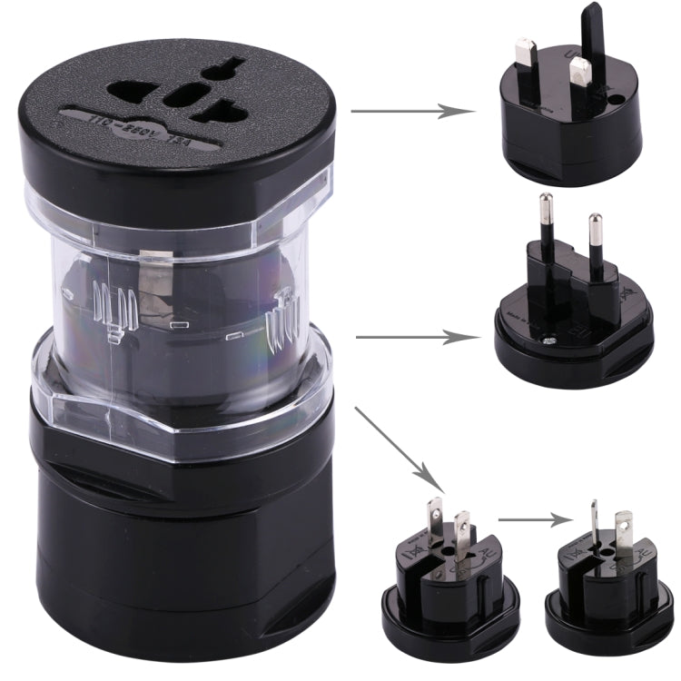ทั้งหมดใน 1 EU + AU + UK + US Plug Travel Universal Adapter