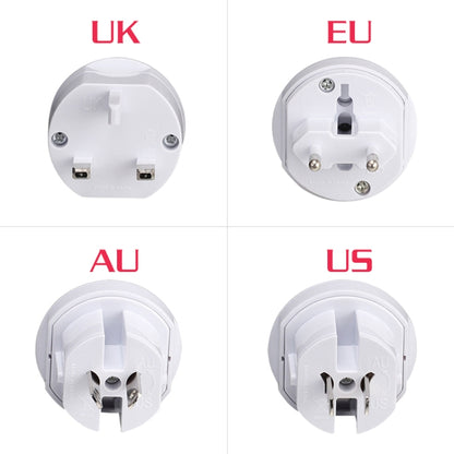 ทั้งหมดใน 1 EU + AU + UK + US Plug Travel Universal Adapter