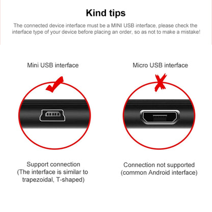 ข้อมูล USB และสายชาร์จแบบพับเก็บได้สำหรับ Motorola V3 / โทรศัพท์มือถือ / MP3 / MP4 / กล้องดิจิตอล / GPS ความยาว: 10 ซม. (สามารถขยายได้ถึง 80 ซม.), สีดำ, USB 2.0 to Mini 5 Pin, USB 1.1 to Mini 5 Pin