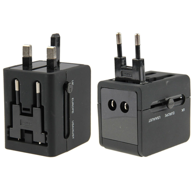 นานาชาติ 2.1A 2-USB EU / AU / UK / US ปลั๊กอะแดปเตอร์สากลสำหรับเดินทาง, 2.1A