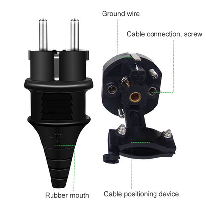 ปลั๊กอะแดปเตอร์, อะแดปเตอร์แปลงไฟสำหรับเดินทางพร้อมปลั๊ก EU, EU Plug Male