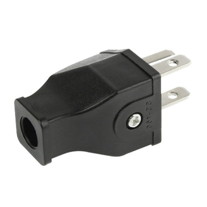 US ปลั๊กอะแดปเตอร์เสียบปลั๊กไฟ AC ติดผนังสำหรับเดินทางสากล, US Plug Male