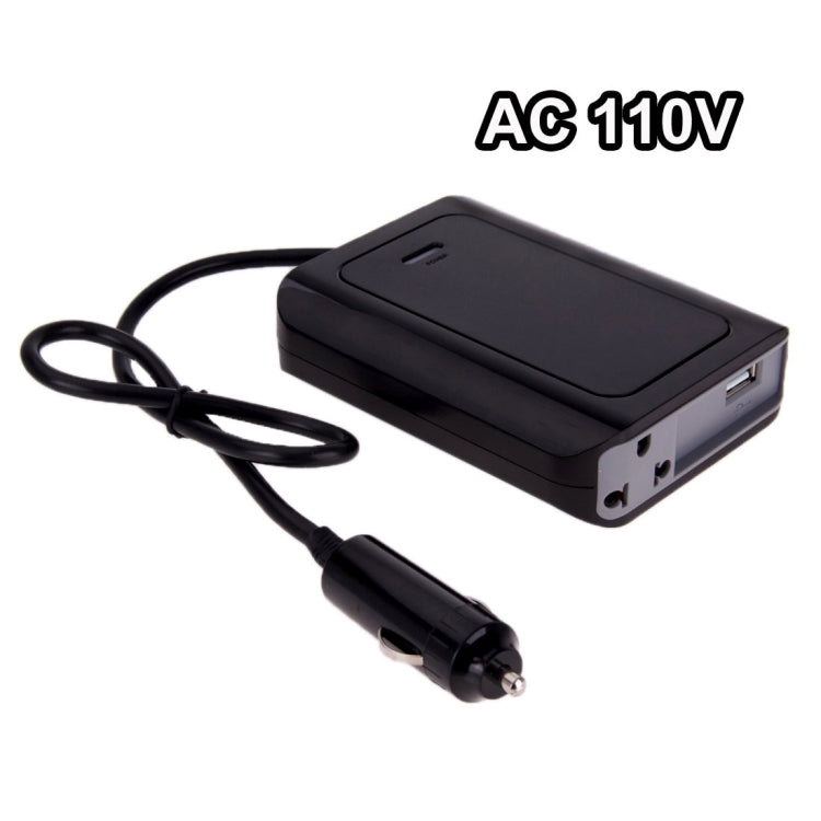 DY-200N, 200W DC 12V เป็น AC รถอินเวอร์เตอร์ไฟฟ้าพร้อมพอร์ต USB 500mA และปลั๊กไฟ EU / US, 110V, DY-200N