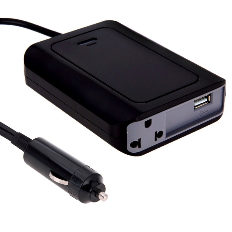 DY-200N, 200W DC 12V เป็น AC รถอินเวอร์เตอร์ไฟฟ้าพร้อมพอร์ต USB 500mA และปลั๊กไฟ EU / US, 110V, DY-200N