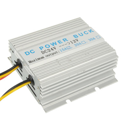 DC 24V ถึง 12V รถ หม้อแปลงไฟฟ้าแบบสเต็ปดาวน์, กระแสไฟขาออกที่กำหนด: 15A, Rated Output Current: 15A