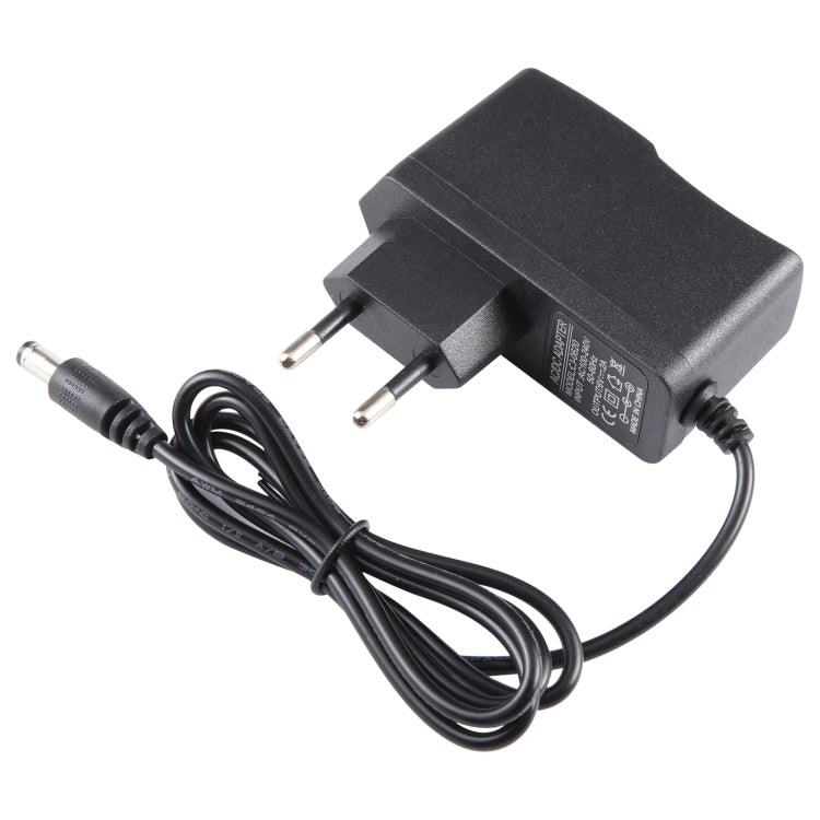 EU Plug AC 100-240V เป็น DC 6V 2A Power Adapter, เคล็ดลับ: 5.5 x 2.1 มม., ความยาวสายเคเบิล: 1.1 ม., EU Plug DC 6V 2A