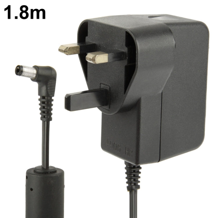 ปลั๊ก UK คุณภาพสูง AC 100-240V ถึง DC 5V 2A Power Adapter, เคล็ดลับ: 5.5 x 2.5 มม., ความยาวสายเคเบิล: 1.8 ม.