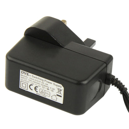 ปลั๊ก UK คุณภาพสูง AC 100-240V ถึง DC 5V 2A Power Adapter, เคล็ดลับ: 5.5 x 2.5 มม., ความยาวสายเคเบิล: 1.8 ม.
