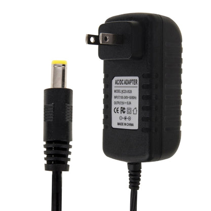 US ปลั๊กอะแดปเตอร์ไฟ AC 100-240V เป็น DC 5V 5A เคล็ดลับ: 5.5 x 2.1 มม. ความยาวสายเคเบิล: ประมาณ 1.2 ม.