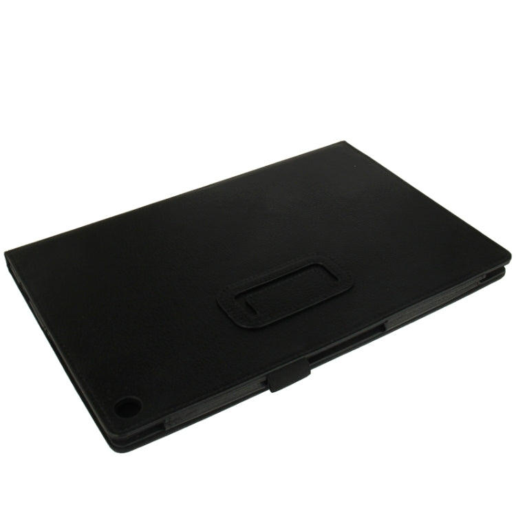 ซองหนังเนื้อลิ้นจี่พร้อมที่วางสำหรับ Sony Xperia Tablet Z / 10.1