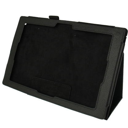 ซองหนังเนื้อลิ้นจี่พร้อมที่วางสำหรับ Sony Xperia Tablet Z / 10.1