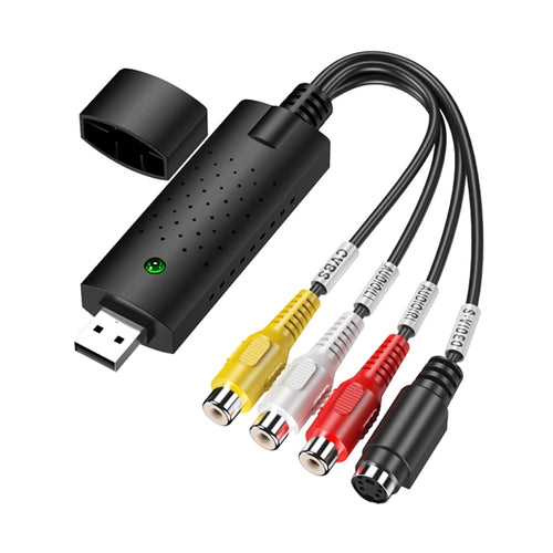 DVD Maker USB 2.0 จับภาพและตัดต่อวิดีโอ (Easy CAP) รองรับรูปแบบการบีบอัด MPEG-1/MPEG-2, ชิป: MA2106, DC60, MA2106 Chip, EM2860 Chip