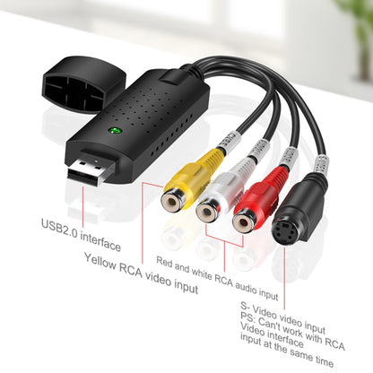 DVD Maker USB 2.0 จับภาพและตัดต่อวิดีโอ (Easy CAP) รองรับรูปแบบการบีบอัด MPEG-1/MPEG-2, ชิป: MA2106, DC60, MA2106 Chip, EM2860 Chip