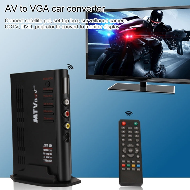 กล่องทีวี HD LCD พร้อมรีโมทคอนโทรล ทีวี (PAL-BG+PAL-DK)