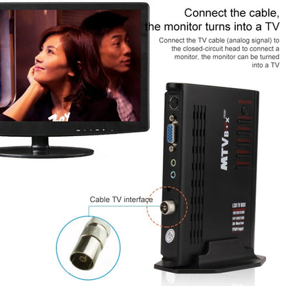 กล่องทีวี HD LCD พร้อมรีโมทคอนโทรล ทีวี (PAL-BG+PAL-DK)