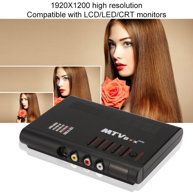 กล่องทีวี HD LCD พร้อมรีโมทคอนโทรล ทีวี (PAL-BG+PAL-DK)