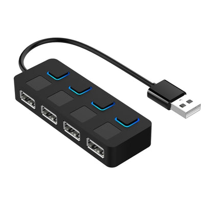 4 พอร์ต USB 2.0 HUB พร้อม 4 สวิตช์, 4 Ports with 4 Switch (Black), 4 Ports with 4 Switch (White)