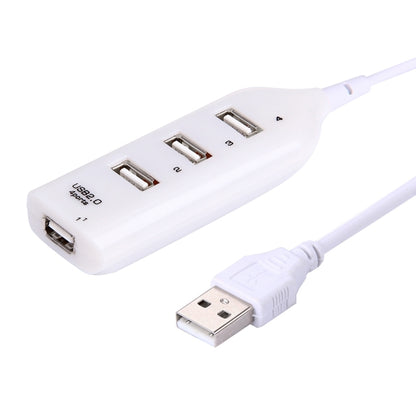 4 พอร์ต USB 2.0 HUB ความยาวสายเคเบิล: 30 ซม, 4 Ports (Black), 4 Ports (White)