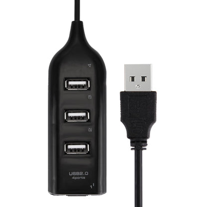 4 พอร์ต USB 2.0 HUB ความยาวสายเคเบิล: 30 ซม, 4 Ports (Black), 4 Ports (White)