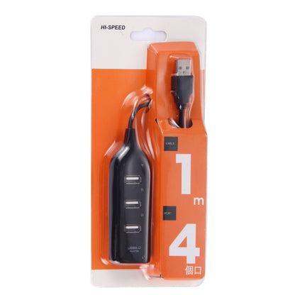 4 พอร์ต USB 2.0 HUB ความยาวสายเคเบิล: 30 ซม, 4 Ports (Black), 4 Ports (White)
