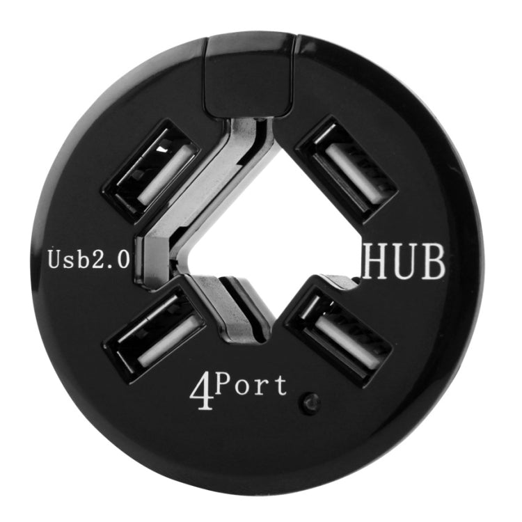 4 พอร์ต USB HUB 2.0 อะแดปเตอร์แยก USB พร้อมถ้วยป้องกันฝุ่น, with Anti Dust Cup