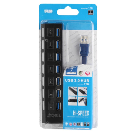 7 พอร์ต USB 3.0 HUB, ความเร็วสูงสุด 5Gbps, Plug and Play, รองรับ 1TB, 7 Ports (Black), 7 Ports (White)
