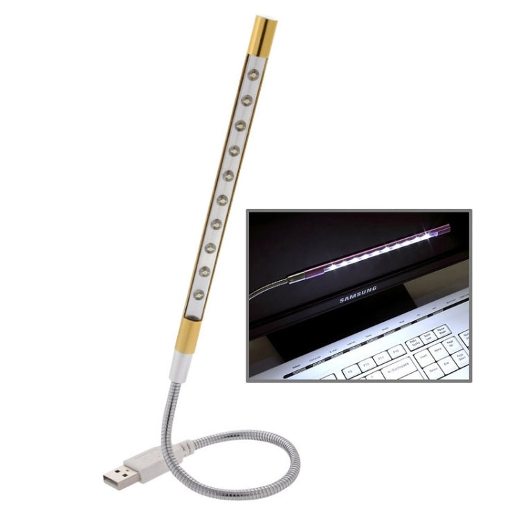 ไฟ LED USB สว่างเป็นพิเศษแบบพกพา 10 LED