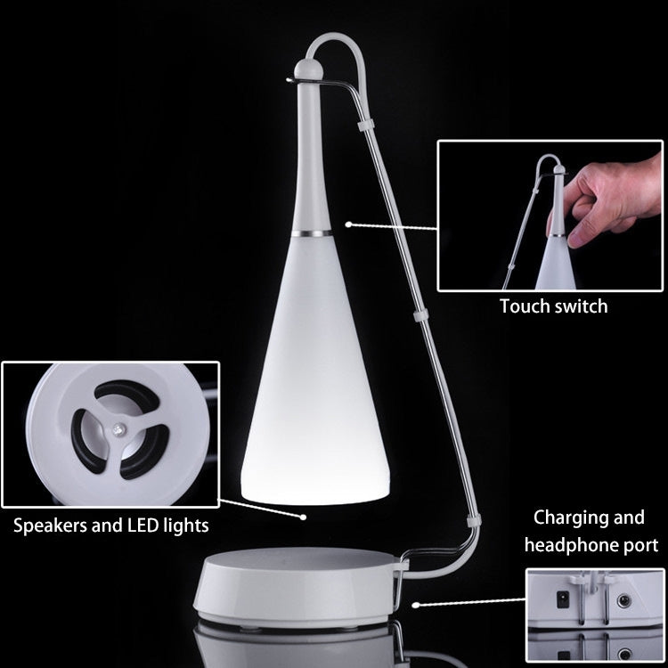 เซ็นเซอร์สัมผัส + ลำโพงมินิบลูทูธ V4.0, With Bluetooth Speaker/Black, With Bluetooth Speaker/White
