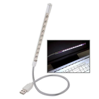 10-LED, 1W, แสงสีขาว, 10-LED (Silver)
