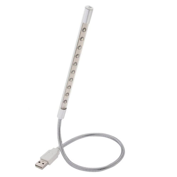 10-LED, 1W, แสงสีขาว, 10-LED (Silver)