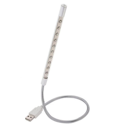 10-LED, 1W, แสงสีขาว, 10-LED (Silver)