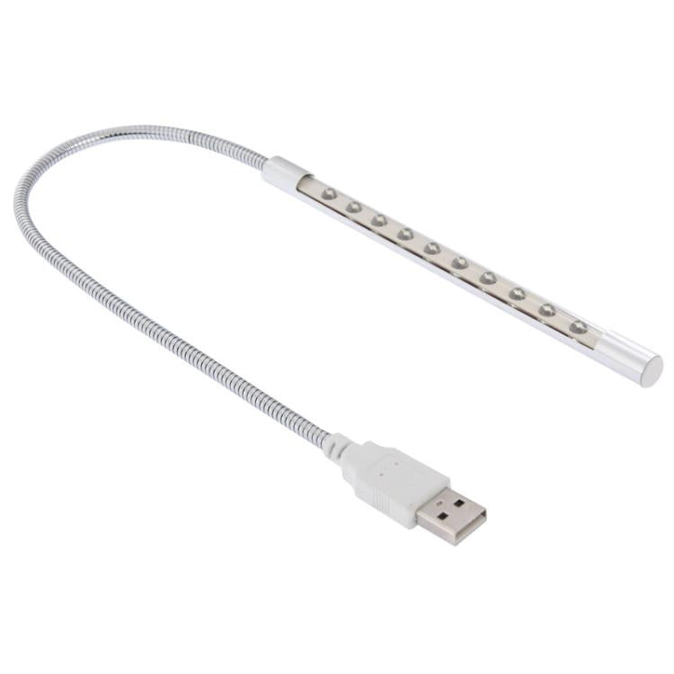 10-LED, 1W, แสงสีขาว, 10-LED (Silver)