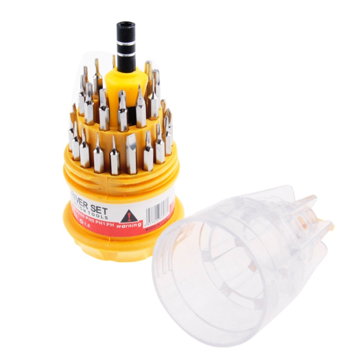 5 ชุด 31 in 1 Micro Pocket Precision ไขควง ซ่อมนาฬิกาชุดเครื่องมือชุด, 31 in 1
