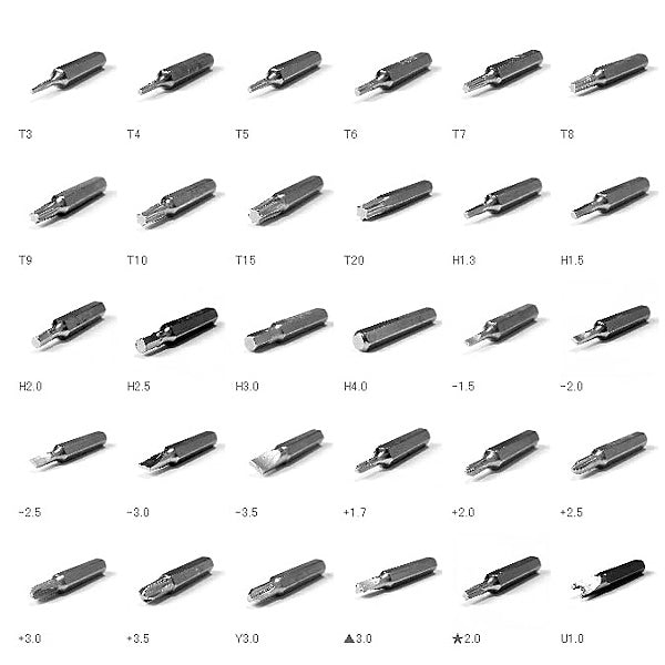 5 ชุด 31 in 1 Micro Pocket Precision ไขควง ซ่อมนาฬิกาชุดเครื่องมือชุด, 31 in 1