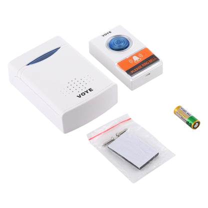 VOYE V006A Home Music รีโมทคอนโทรล ออดไร้สายพร้อมเสียงโพลีโฟนี 38 เสียง, V006A