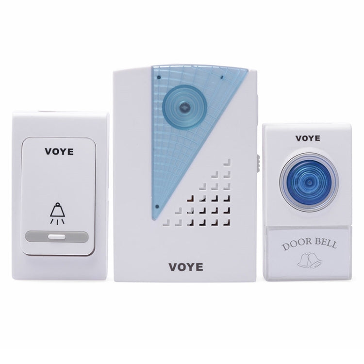 VOYE V001AB กริ่งประตูไร้สายพร้อมรีโมทคอนโทรล 2 อัน, V001AB