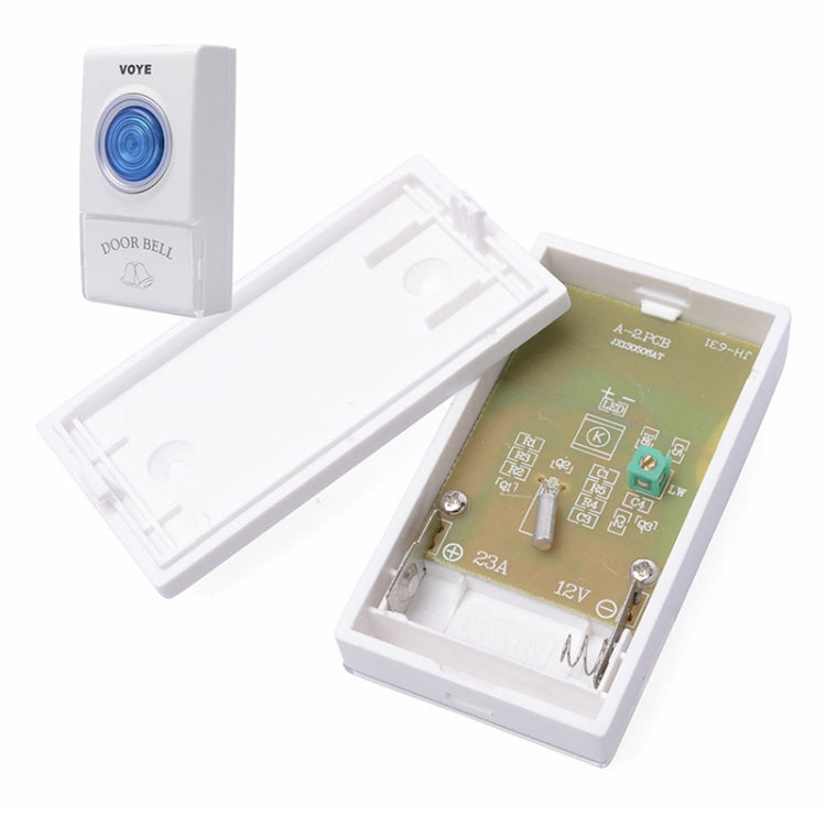 VOYE V001AB กริ่งประตูไร้สายพร้อมรีโมทคอนโทรล 2 อัน, V001AB
