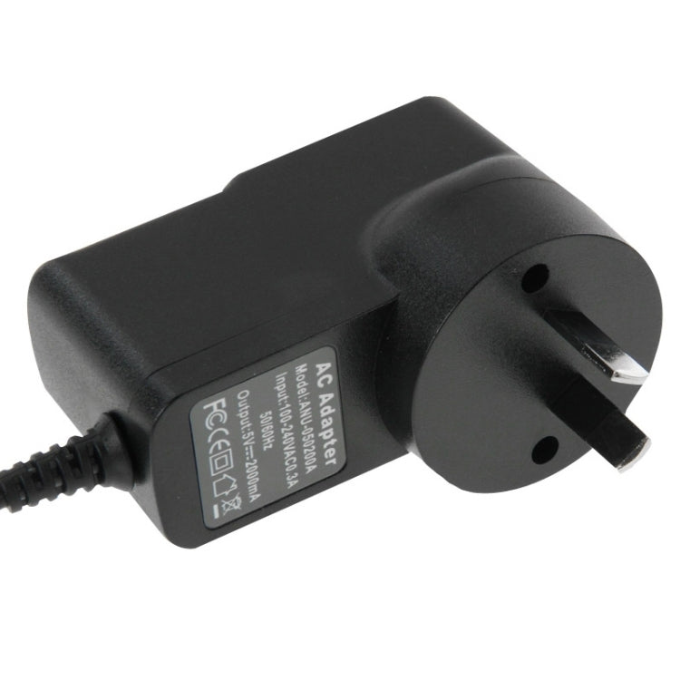 เครื่องชาร์จ Micro USB สำหรับแท็บเล็ตพีซี / โทรศัพท์มือถือ, เอาต์พุต: DC 5V / 2A, ปลั๊ก AU, 5V 2A Micro USB AU Plug