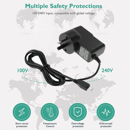 เครื่องชาร์จ Micro USB สำหรับแท็บเล็ตพีซี / โทรศัพท์มือถือ, เอาต์พุต: DC 5V / 2A, ปลั๊ก AU, 5V 2A Micro USB AU Plug