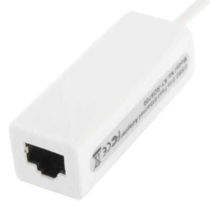 อะแดปเตอร์อีเทอร์เน็ต Micro USB 2.0 สำหรับแท็บเล็ตพีซี / Android TV ความยาว: 20 ซม
