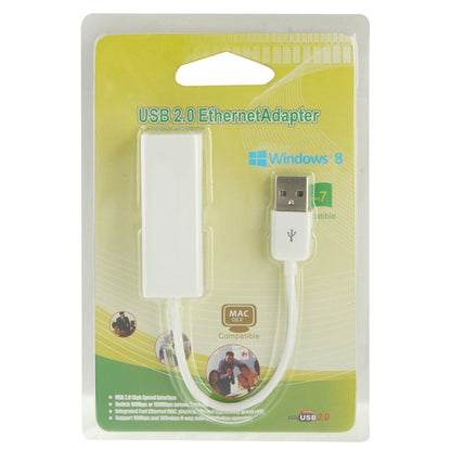 อะแดปเตอร์อีเทอร์เน็ต USB 2.0 สำหรับแท็บเล็ตพีซี / Android TV ความยาว: 20 ซม