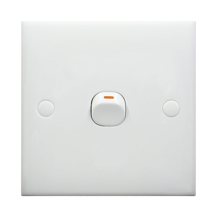 สวิตช์ติดผนังไฟฟ้า (ขนาด: 86 x 86 มม.), 1 Switch
