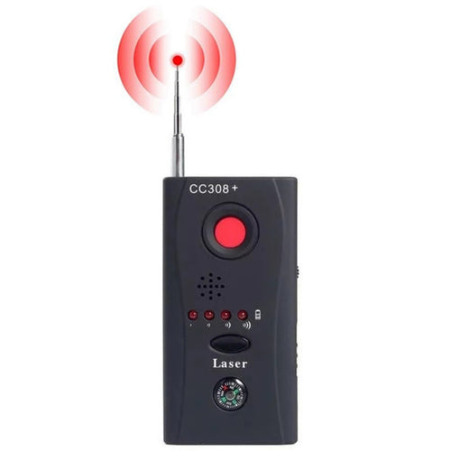 CC308+ Multi-Detector Full-Range All-Round Detector สำหรับกล้องจิ๋วที่ซ่อนอยู่ / เลนส์ IP / GMS / RF เครื่องตรวจจับสัญญาณ Finder, CC308+ Detector