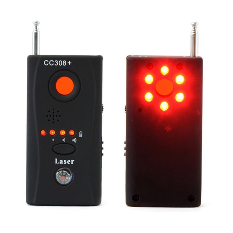 CC308+ Multi-Detector Full-Range All-Round Detector สำหรับกล้องจิ๋วที่ซ่อนอยู่ / เลนส์ IP / GMS / RF เครื่องตรวจจับสัญญาณ Finder, CC308+ Detector