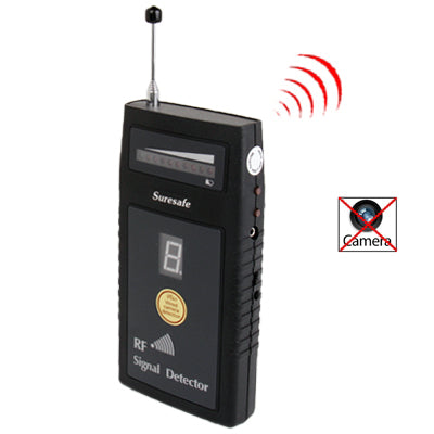 เครื่องตรวจจับสัญญาณ RF / เครื่องตรวจจับกล้องไร้สายและมีสาย / เครื่องตรวจจับข้อผิดพลาด / อุปกรณ์ความถี่วิทยุพร้อมจอแสดงผลความไวของตัวเลข (SH-055U8L), SH-055U8L