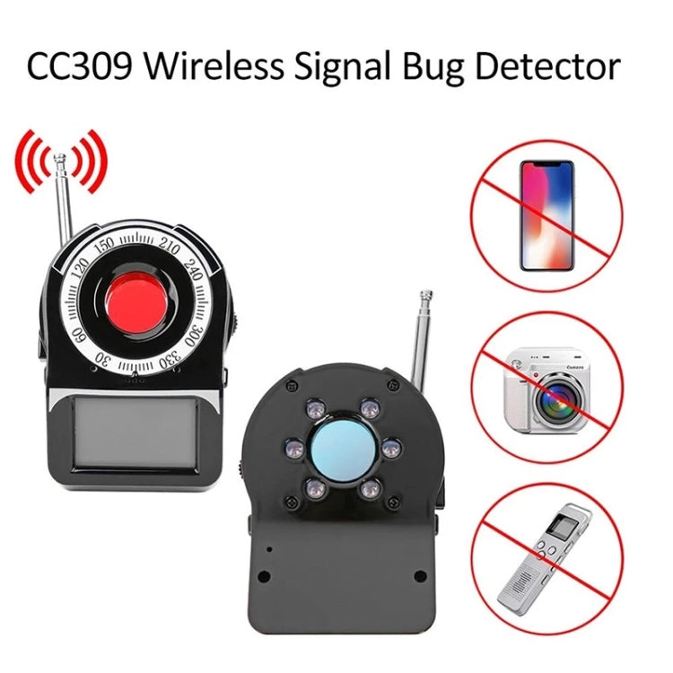 CC-309 Full Band Detector พร้อมจอแสดงผล LED, ช่วงความถี่การตรวจจับ: 1MHz-6500MHz, CC-309