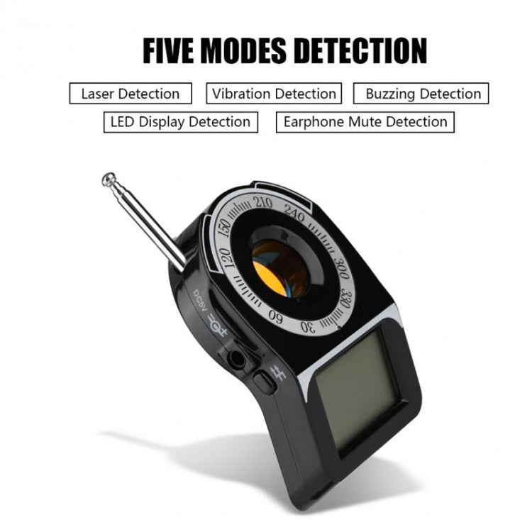 CC-309 Full Band Detector พร้อมจอแสดงผล LED, ช่วงความถี่การตรวจจับ: 1MHz-6500MHz, CC-309