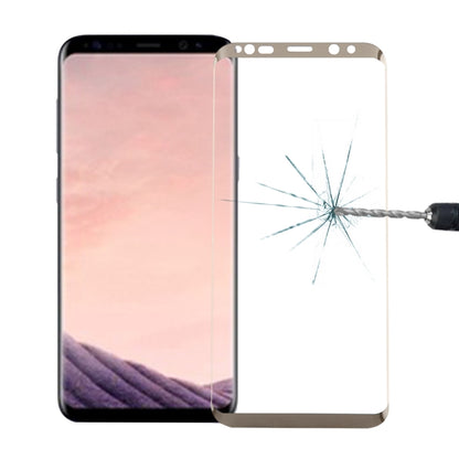 สำหรับ Galaxy S8 / G950 0.3mm 9H ความแข็งพื้นผิว 3D Curved Silk-screen Full Screen กระจกนิรภัยป้องกันหน้าจอ, For Galaxy S8 / G950